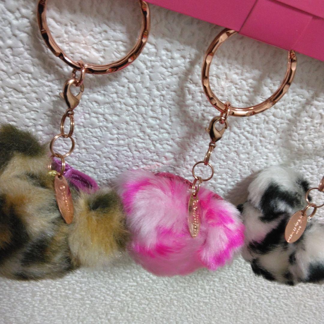 ディズニー ミニー キーチェーン 3個 ヒョウ柄 豹柄 レオパード