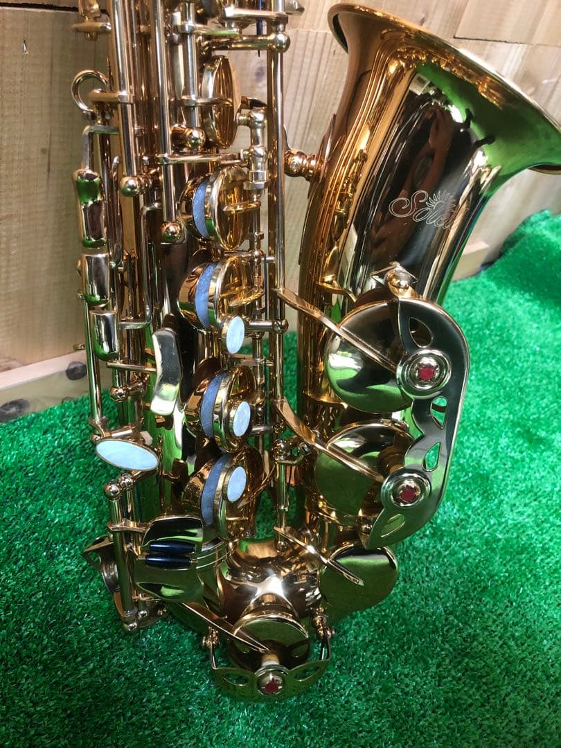 【ポチ様】Soleil ソレイユ アルトサックス ケース付き 付属品つき