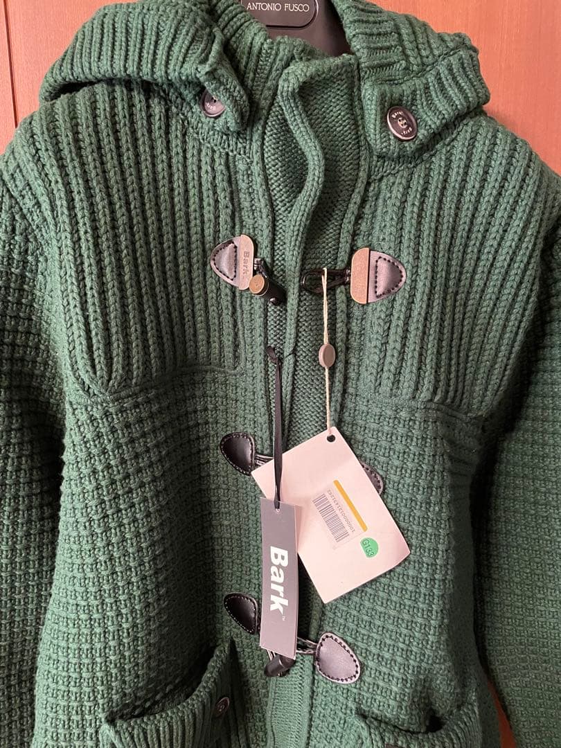 【新品未使用タグ付き】BARK バーク　ニットダッフルコート