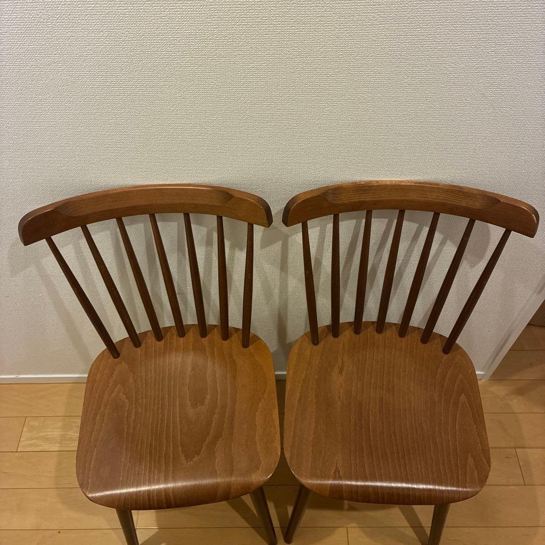 TON Ironica アイロニカ 2脚セット ウィンザーチェアダイニングチェア