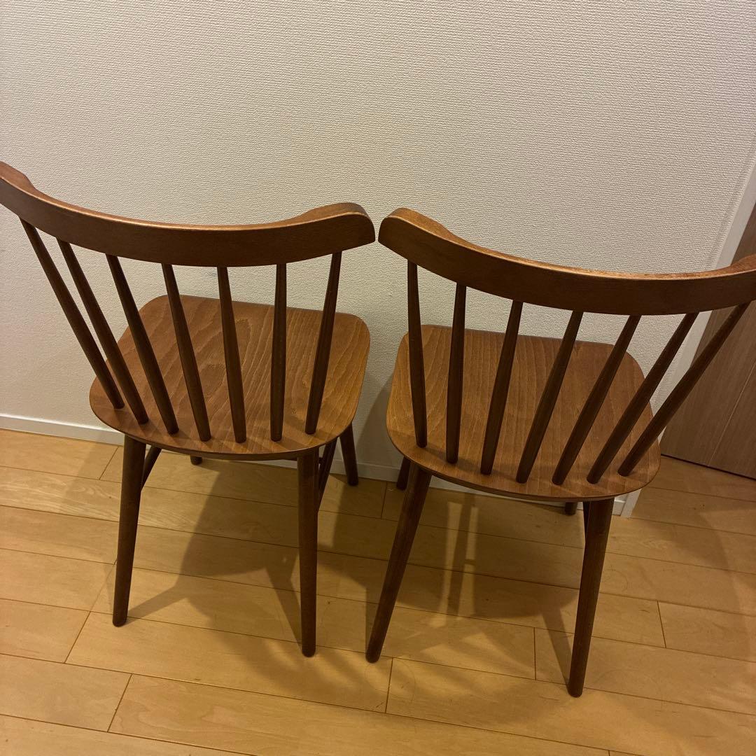 TON Ironica アイロニカ 2脚セット ウィンザーチェアダイニングチェア