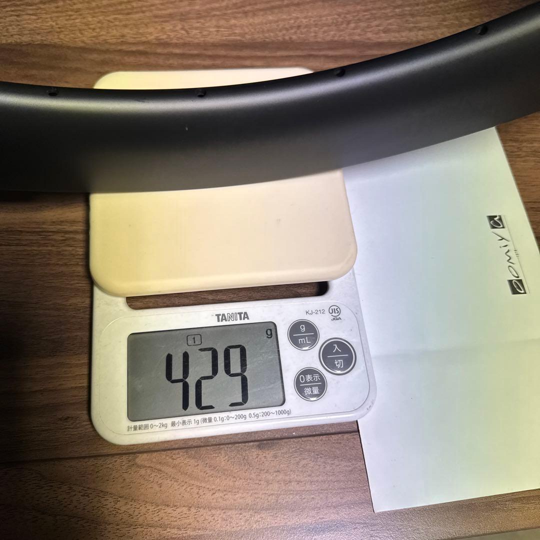 GROWTAC RMCD292250Dマットブラック28H オフセットリム未使用