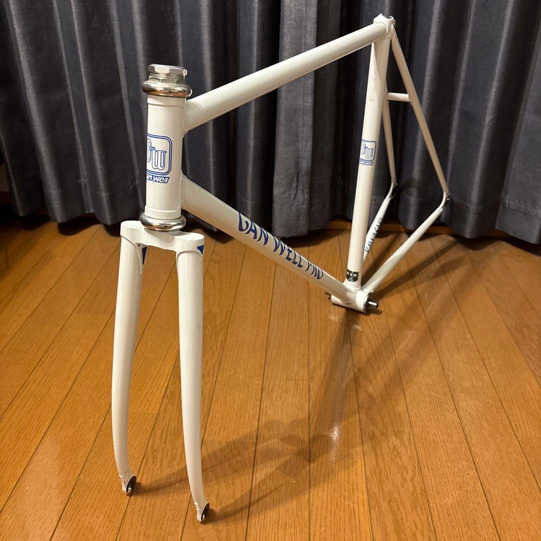 ハ*ト様 【美品】GAN WELL PRO ロードバイクフレーム ホワイト　競輪