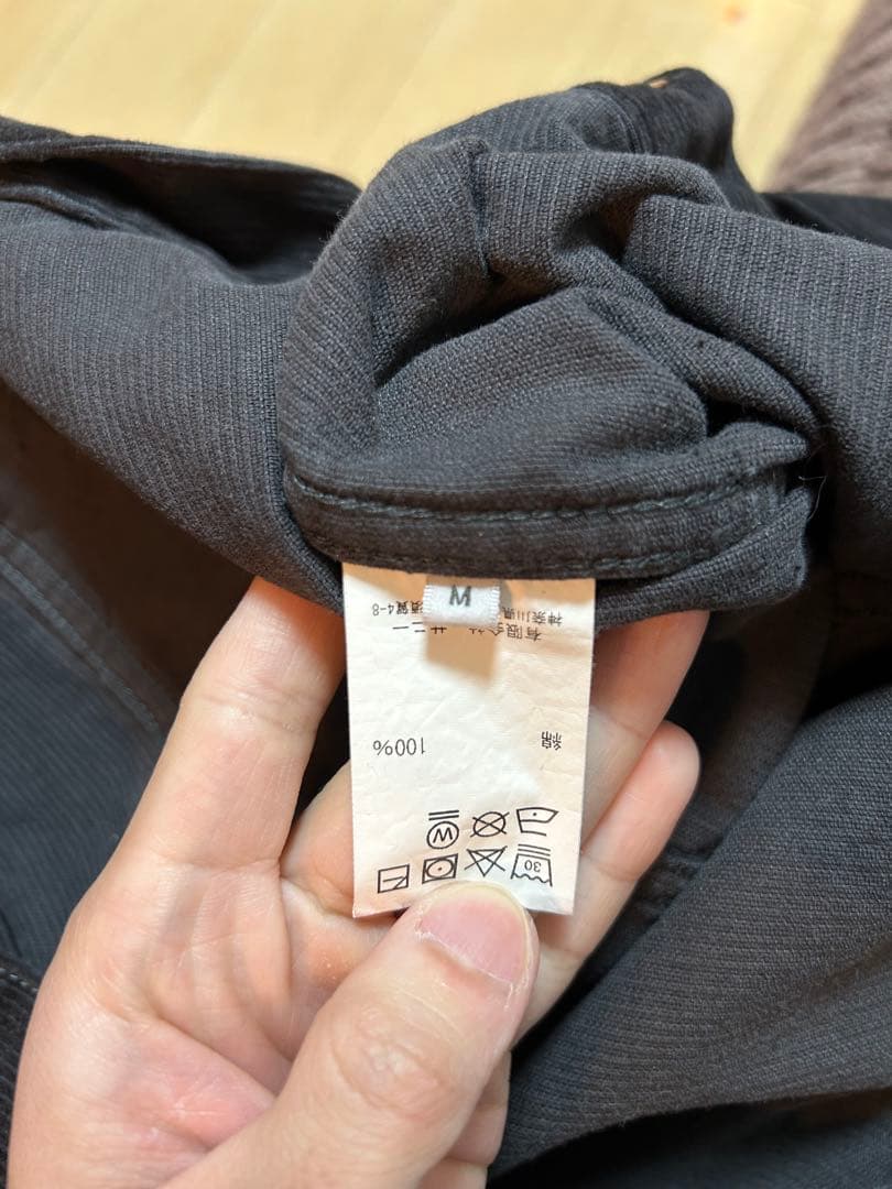 ambiance ダークグレー コーデュロイセットアップbmingbybeams