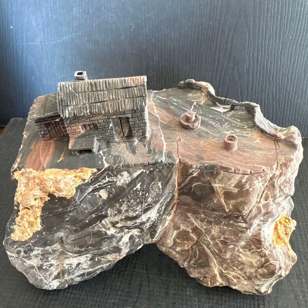 ❤️可愛い　景石　霊璧石　1.1kg ✳手彫り 細工　 水槽　天然石　カービング