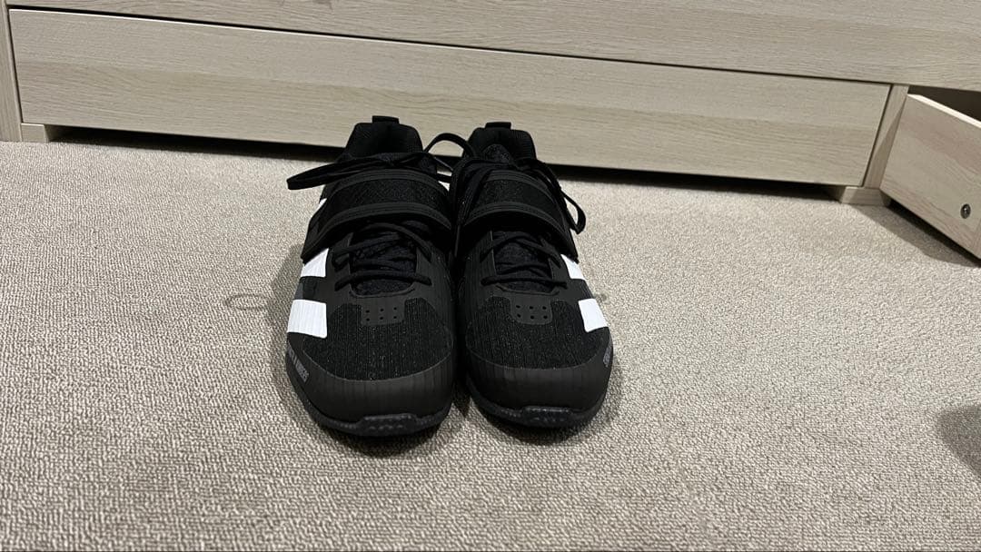 adidas Adipower ブラック/ホワイト 27cm