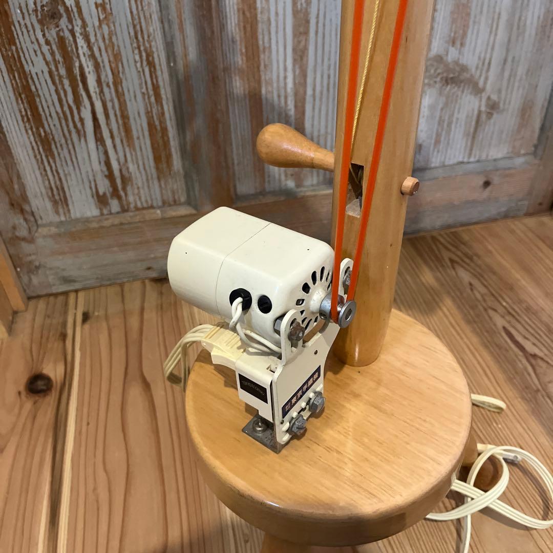 東京手織機　電動紡ぎ車1 電動紡ぎ車