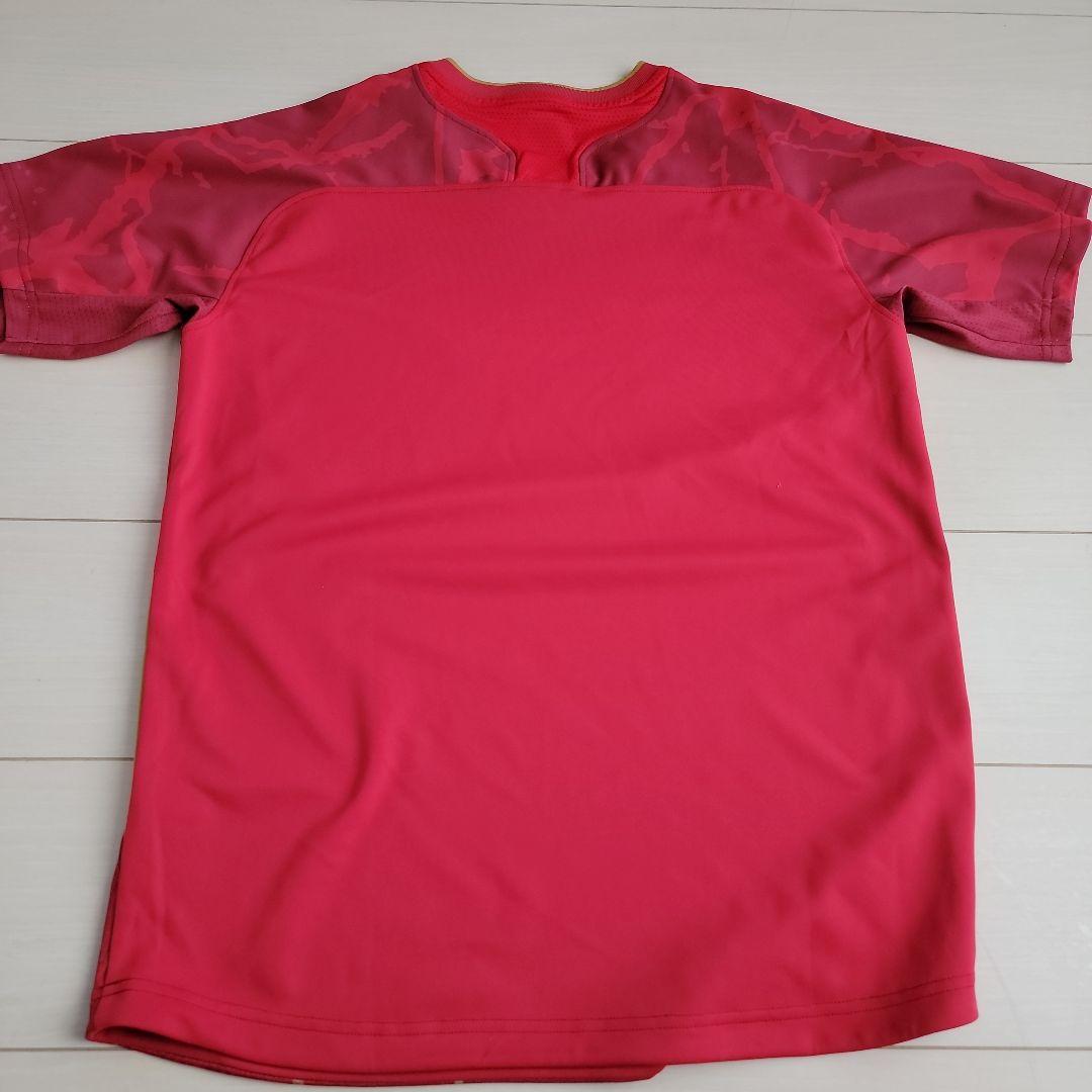 YONEX 半袖シャツ レッド/ゴールド