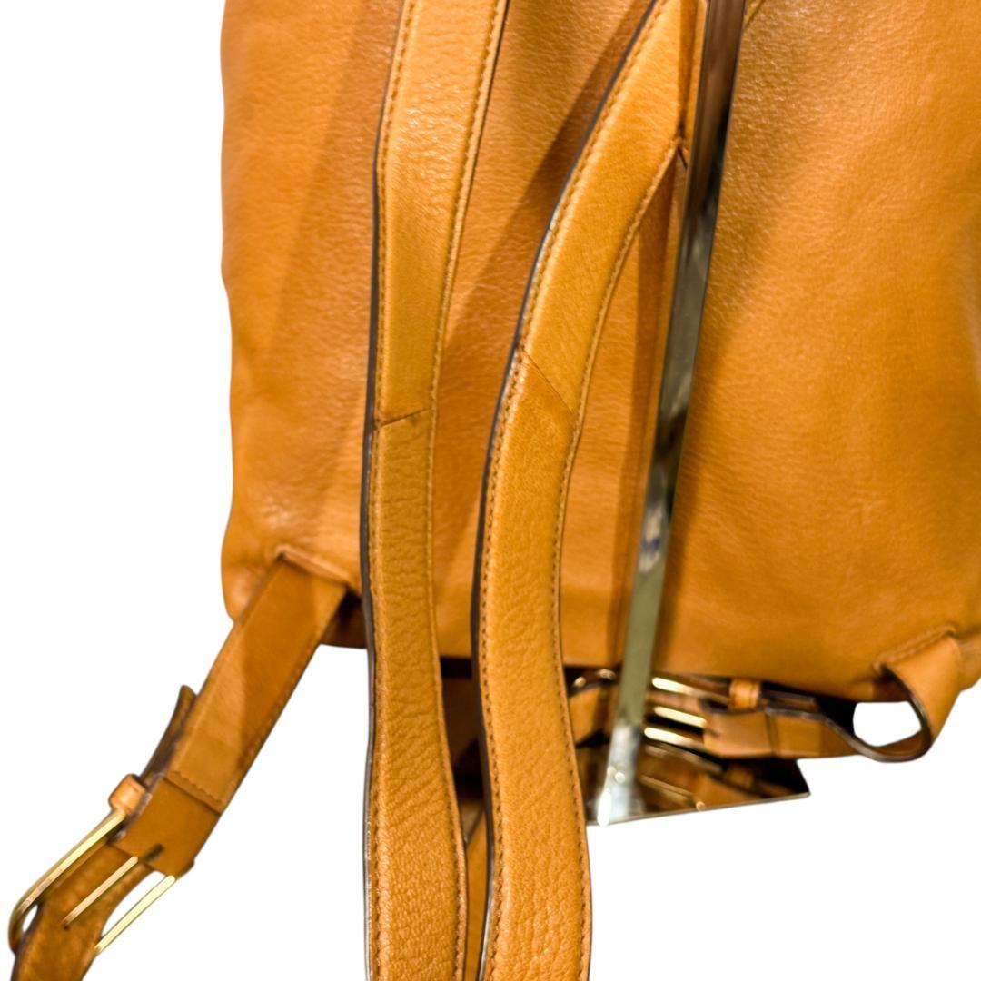 極美品 TORY BURCH テア ミニ レザー バックパック シボ革 黒 美品✨