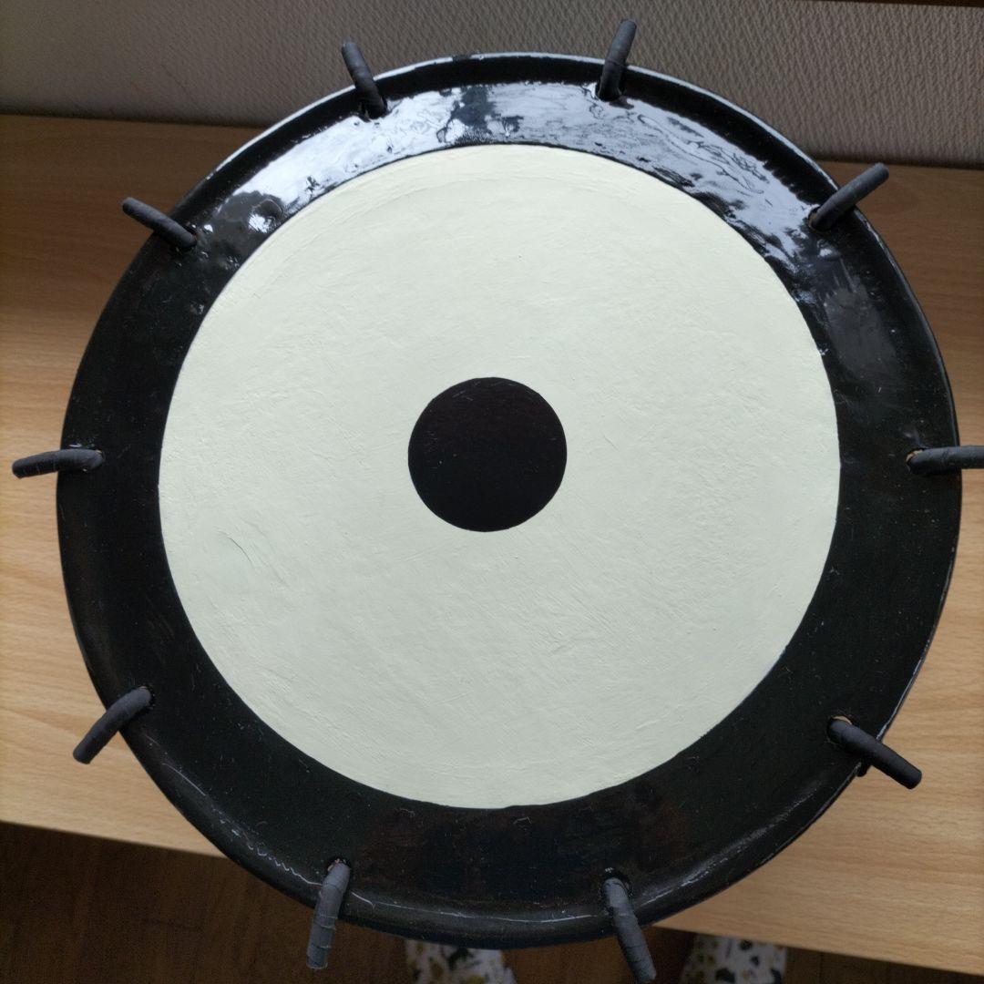 和太鼓　締太鼓　ターンバックル仕様　 高さ21cm 中古品①