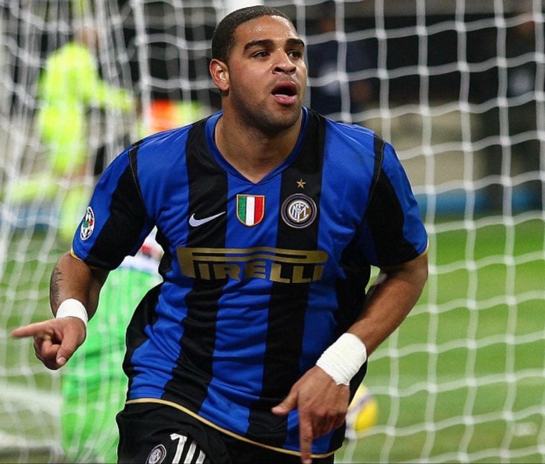 希少　国内正規品　08-09 アドリアーノ　背番号　セリアA パッチ付き