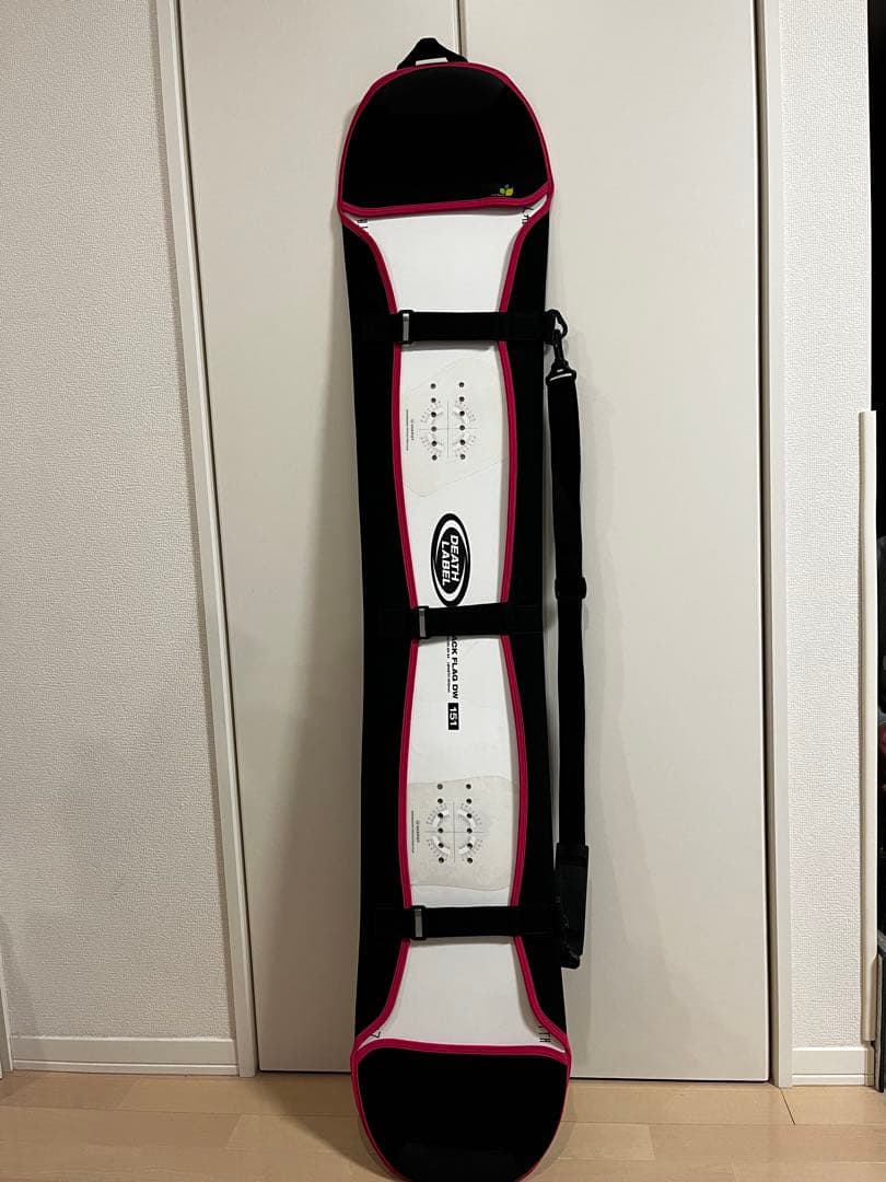 DEATH LABEL スノーボードBLACK FLAG DW151 ケース付き