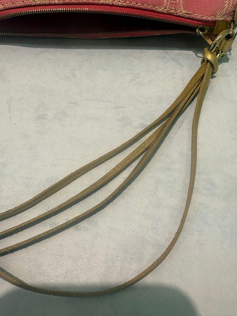 [希少] CELINE セリーヌ　マカダム　デニム　アクセサリーポーチ