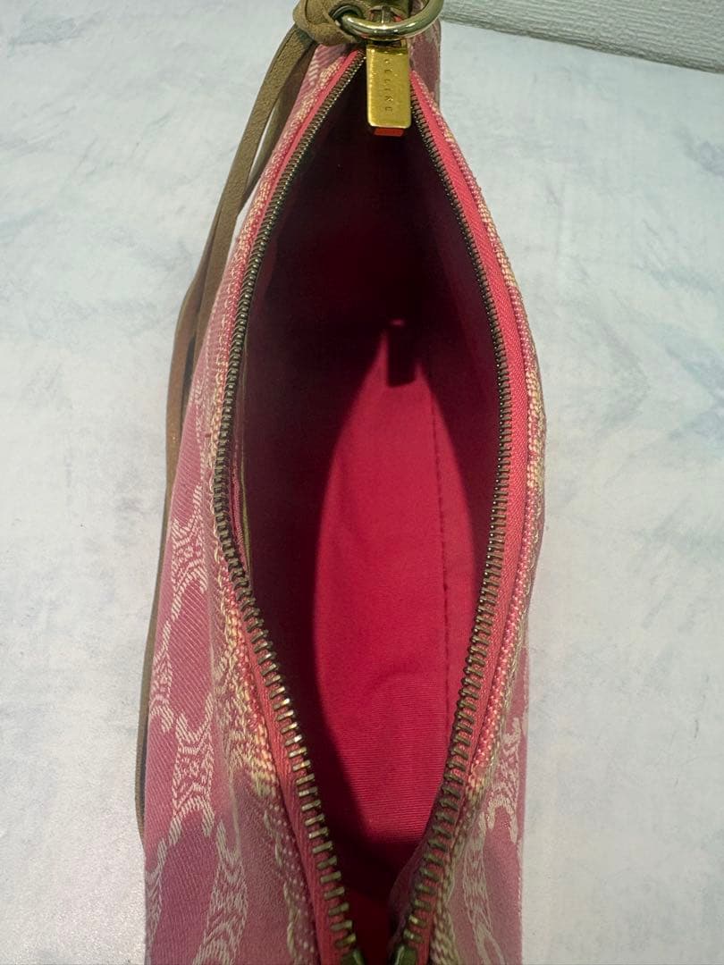 [希少] CELINE セリーヌ　マカダム　デニム　アクセサリーポーチ