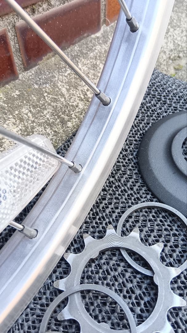 BROMPTON ブロンプトン純正後輪完組ホイル フルセット