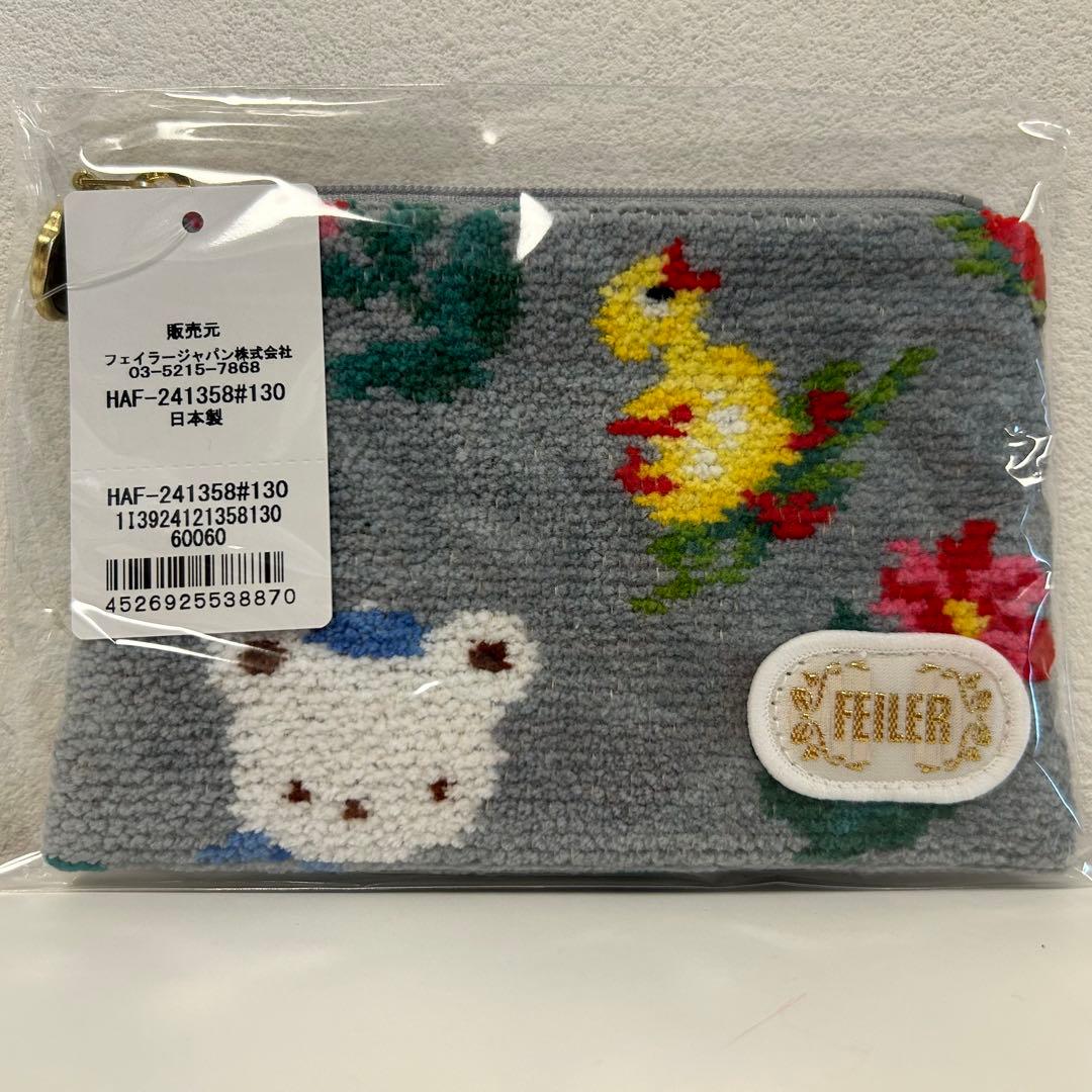 新品未開封 ファミリア フェイラー コラボ ティッシュポーチ アップルフォレスト