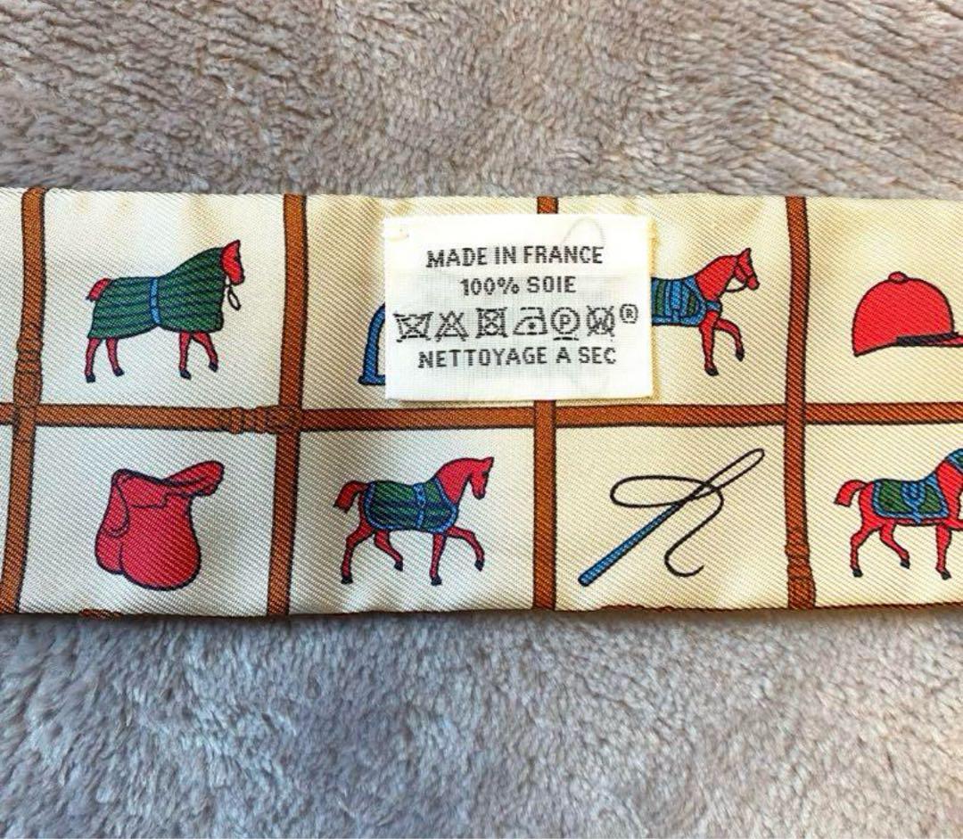未使用 HERMES エルメス ツイリー 馬着