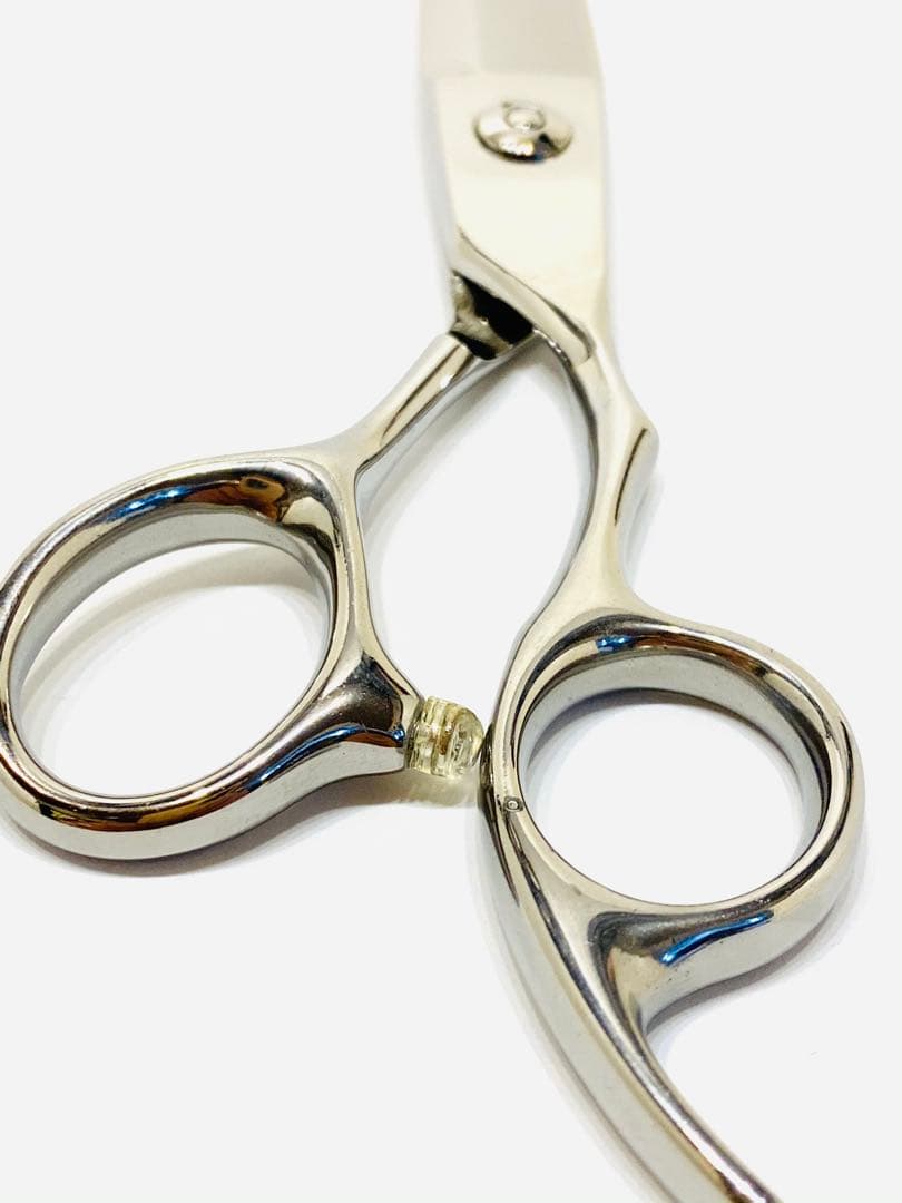 新品 無銘 スライドカットシザー 6インチ 笹刃 理容 美容 鋏 シザー