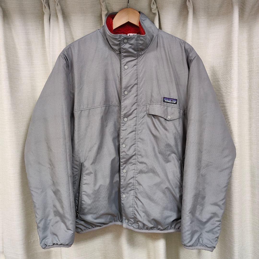 パタゴニア リバーシブル スナップ ジップ ジャケット グレー 28580