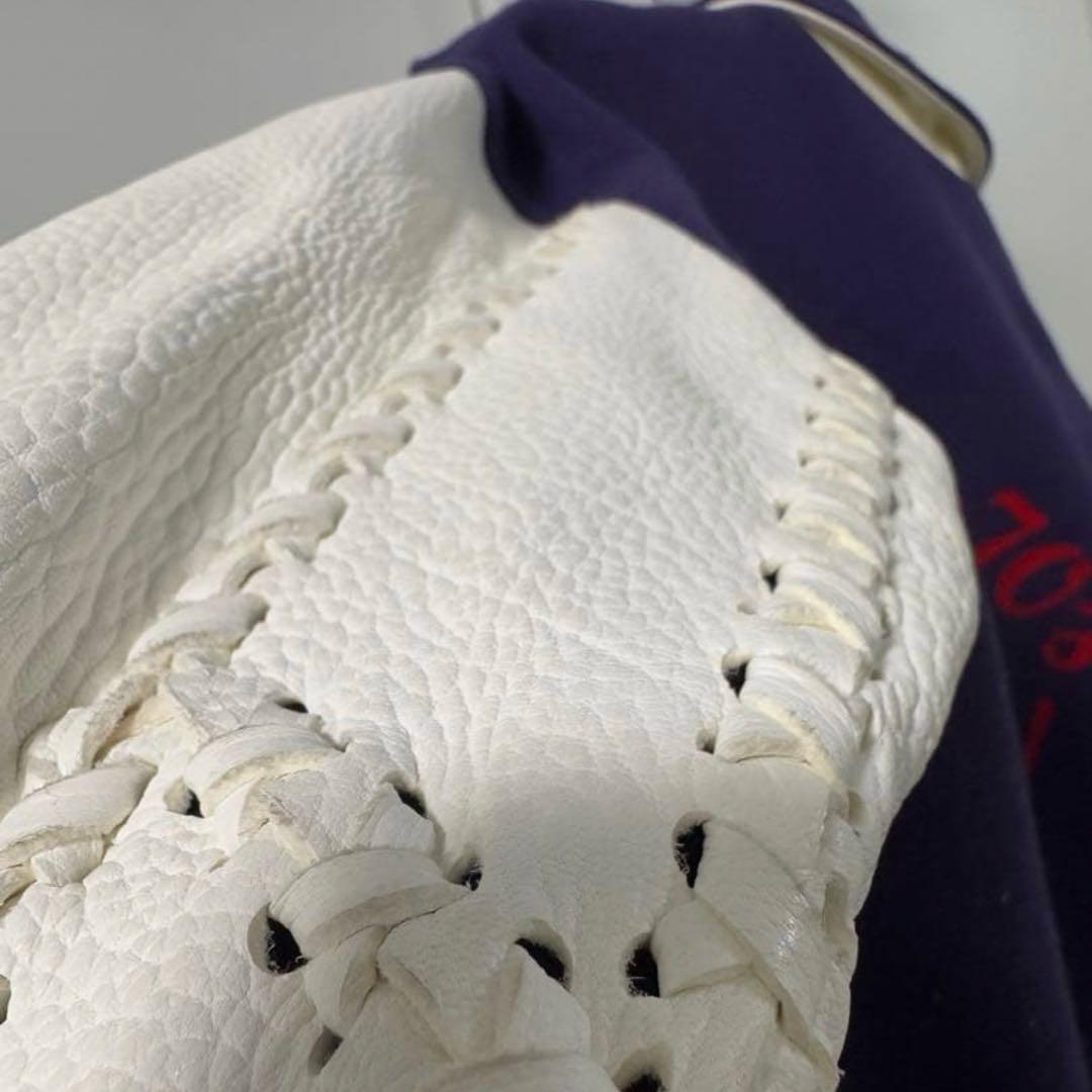 ぢ*o様 dairiku 21aw スタジャン レザー ブルゾン