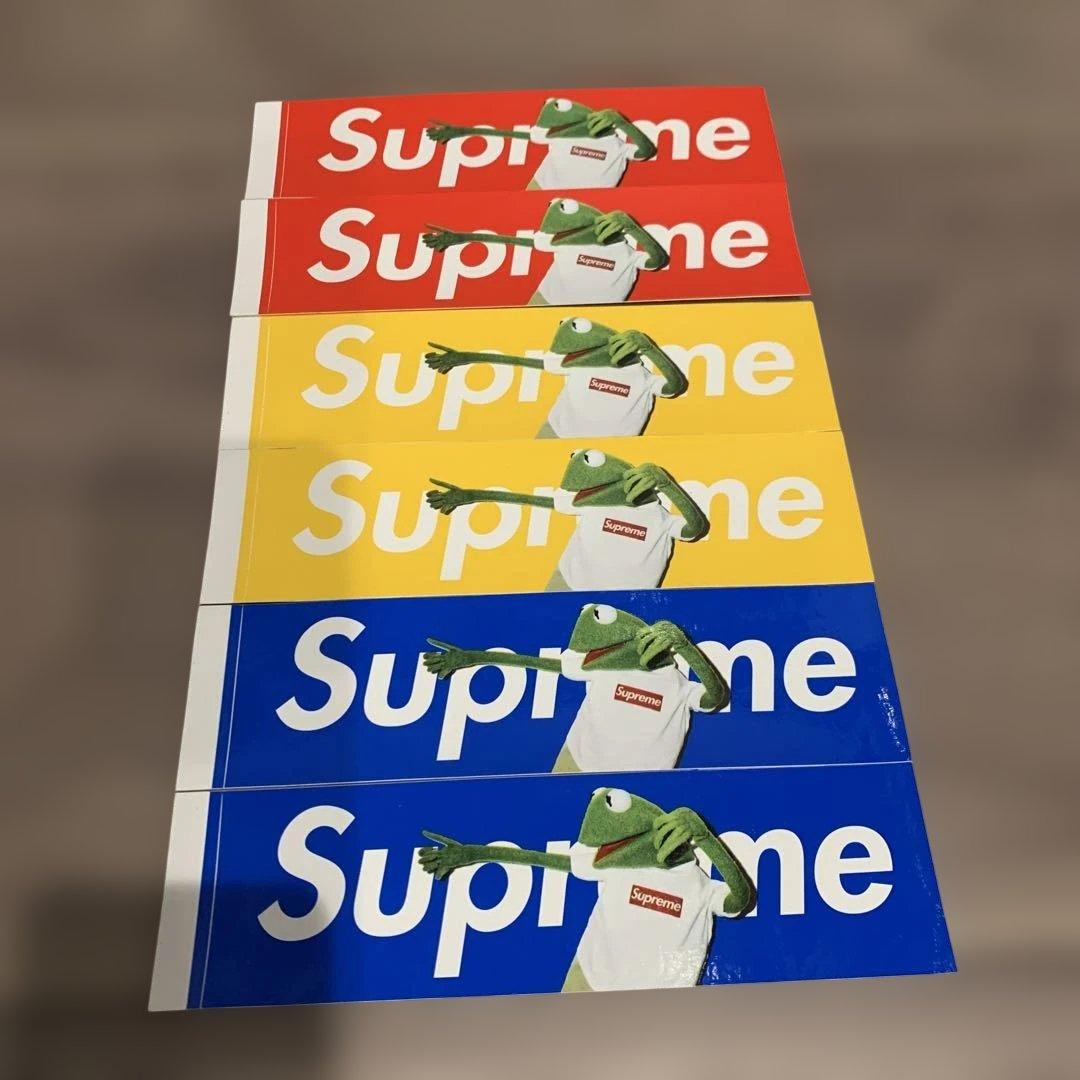 Supreme kermit ステッカー