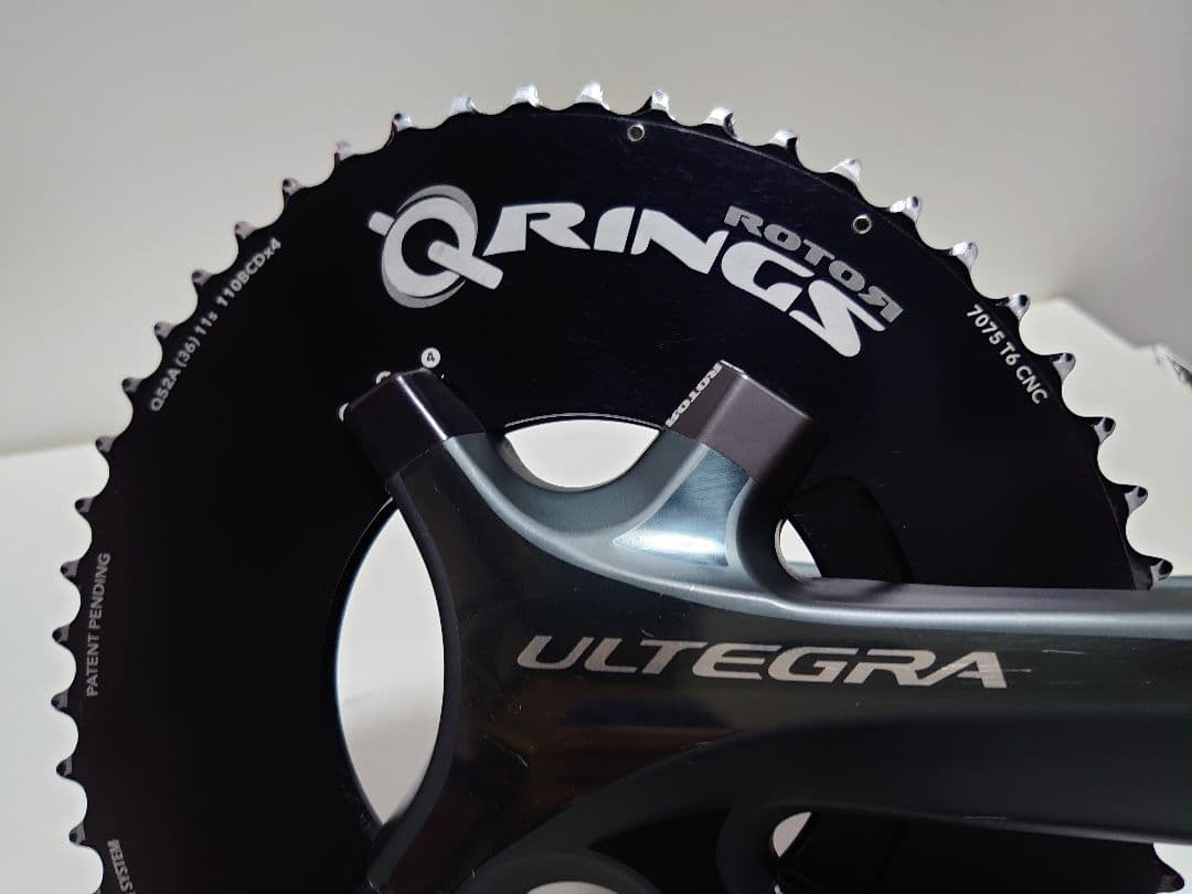 ひ*り様 ★アルテグラ クランク 11s 楕円 52-36 172.5 パワーメ