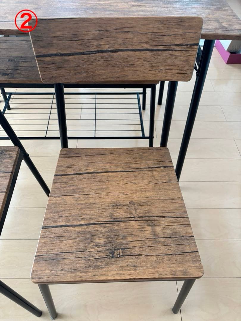 ダイニングテーブルセット　4点セット　［テーブル+チェア×2+ベンチ×1］