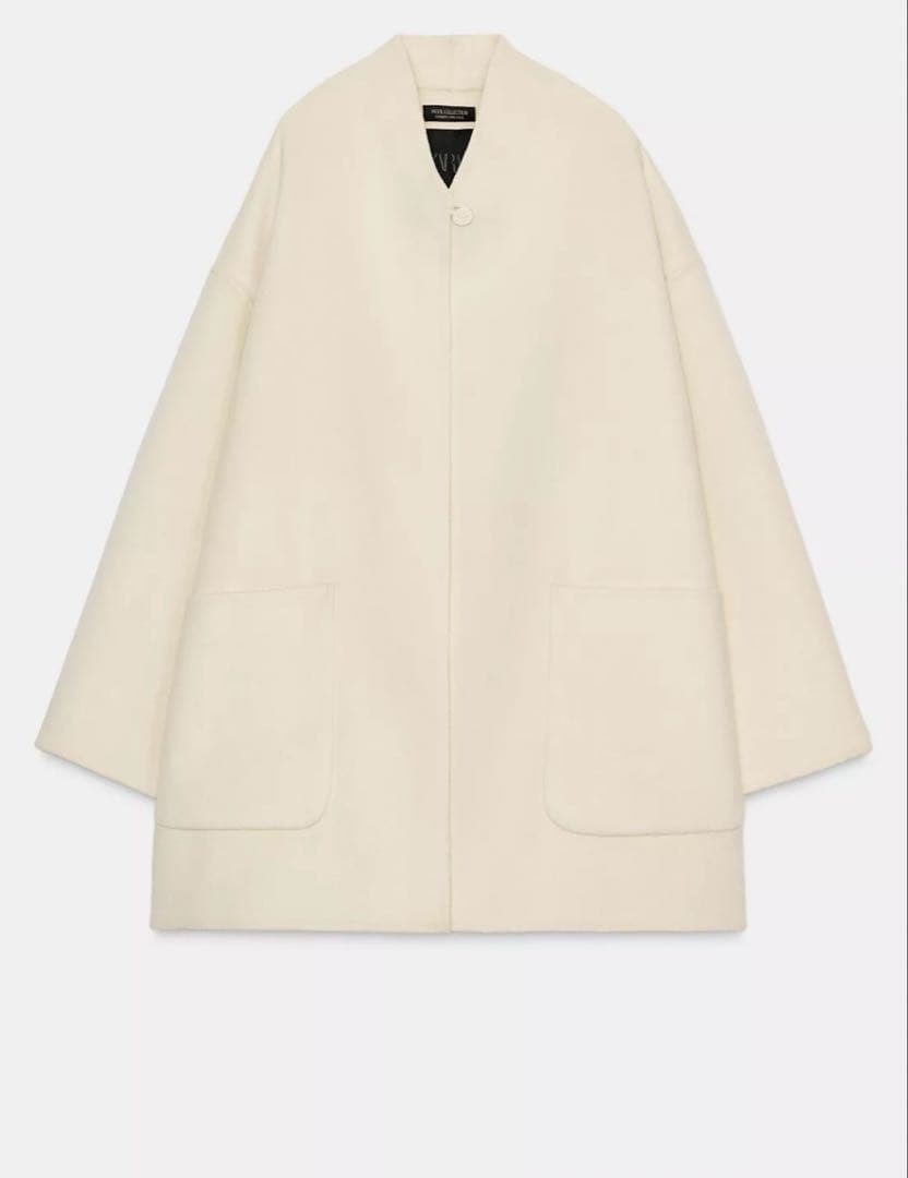 【ZARA】ZW COLLECTION ウールケープコート Sサイズ