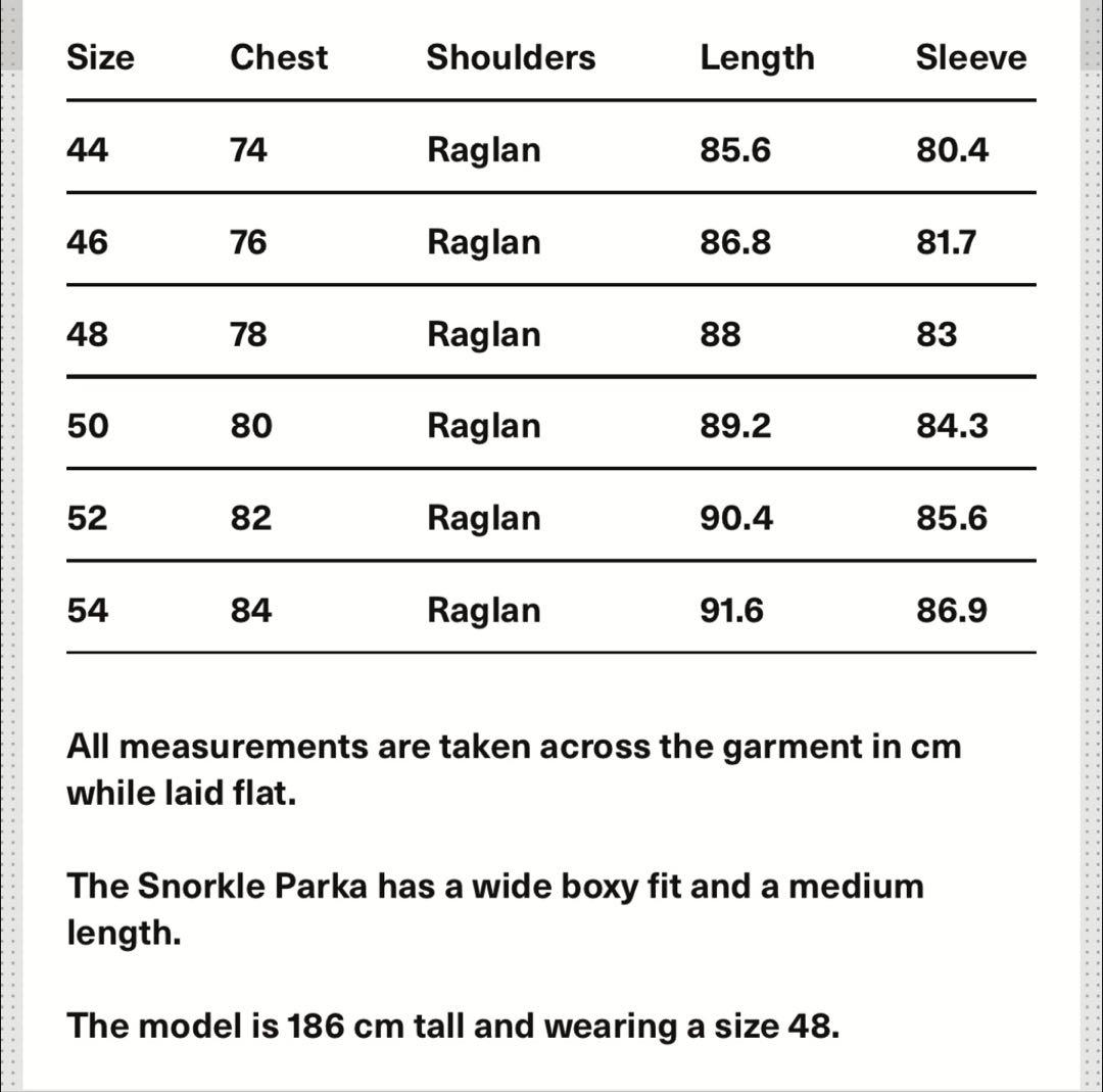 ジャケット・アウター SNORKLE PARKA 44 our legacy