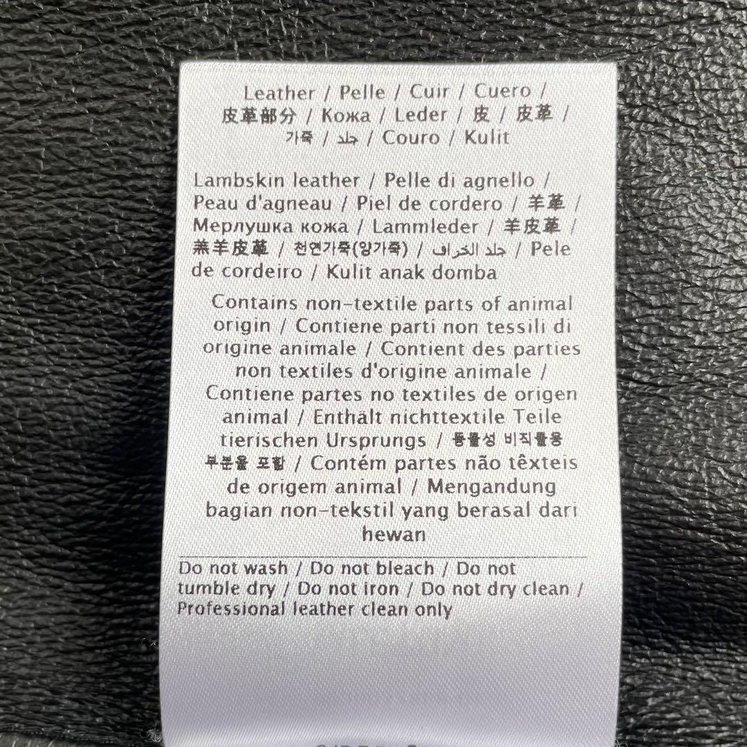 A*a様 《 最高峰の絶品 》 VALENTINO ボウタイ付き レザーケープ