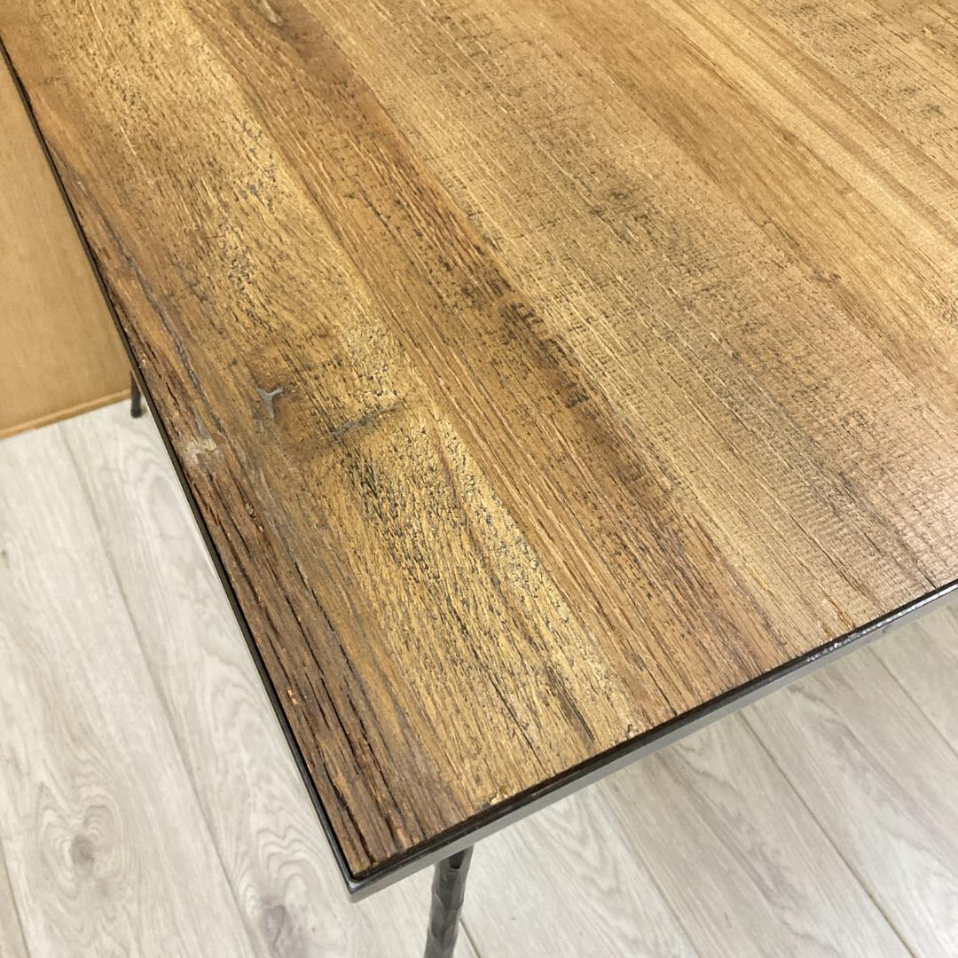 Zuiver ザイファー オランダ ダイニングテーブル スチール脚 オーク材