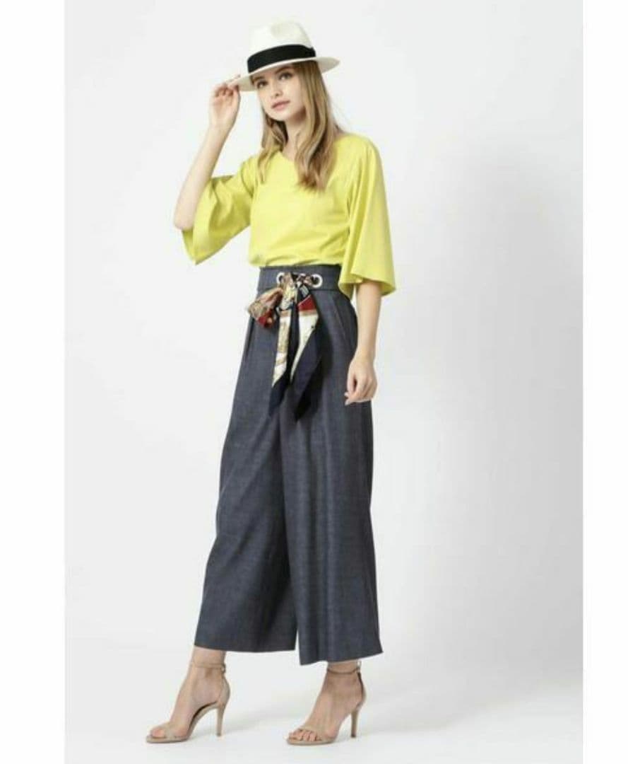 ピンキー&ダイアンウエストリボン付きパンツ