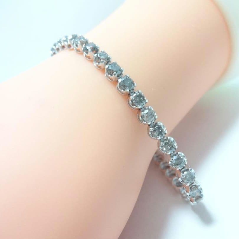 【Kako♡様】5.00ct　ダイヤモンド　テニスブレスレット　K18WG