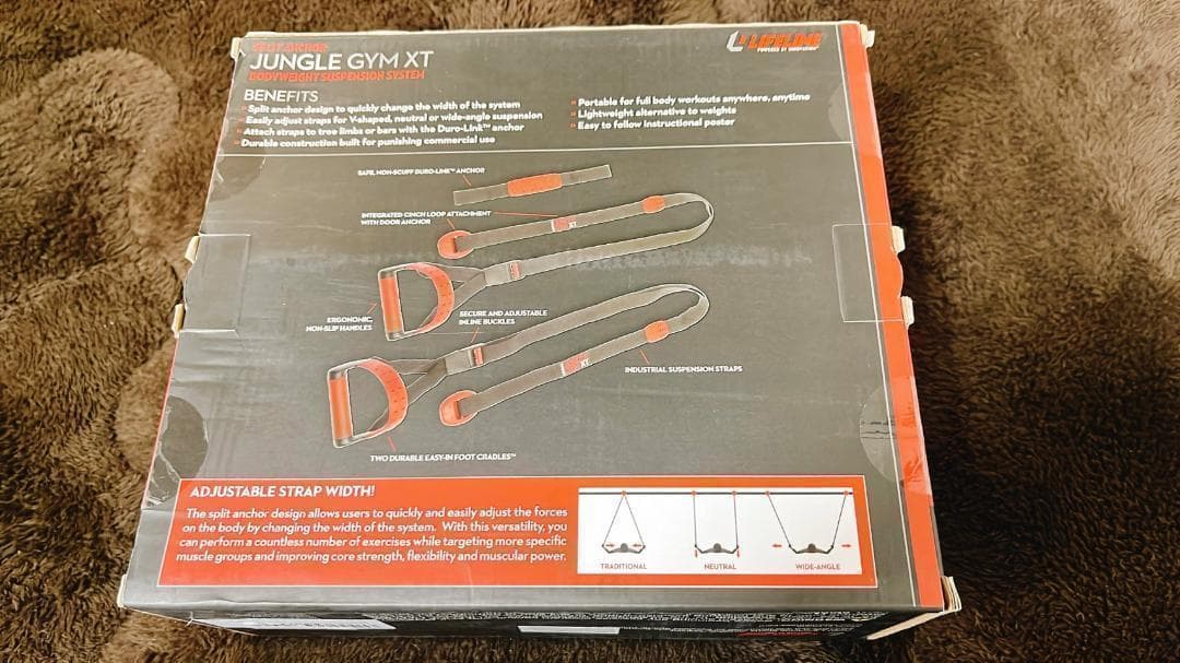 ムキムキ　ライフライン ジム サスペンション トレーナー 美ボディー　筋トレ