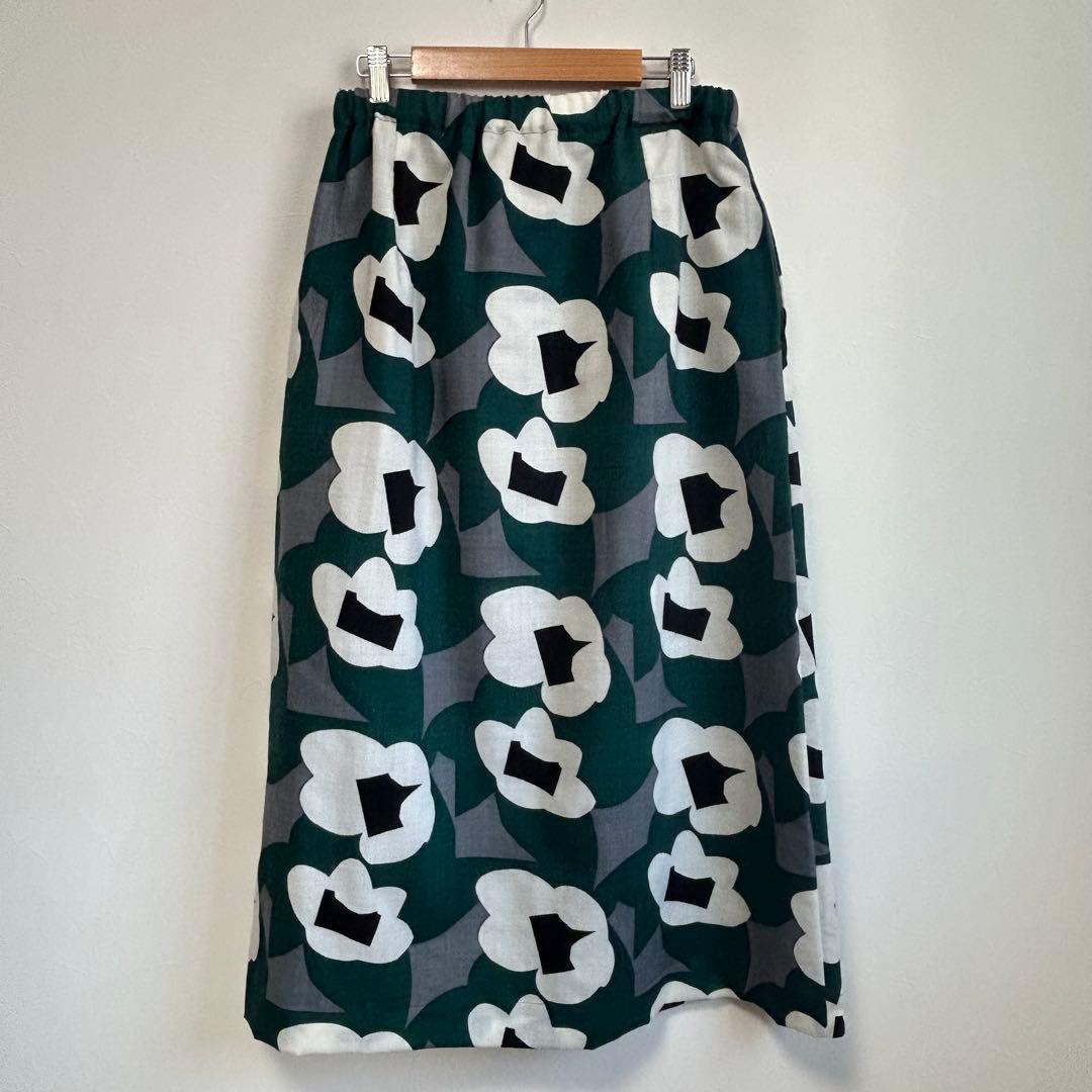 SOU・SOU モスリン スカート　双筒衣／ゆめ　和柄　京都製　日本