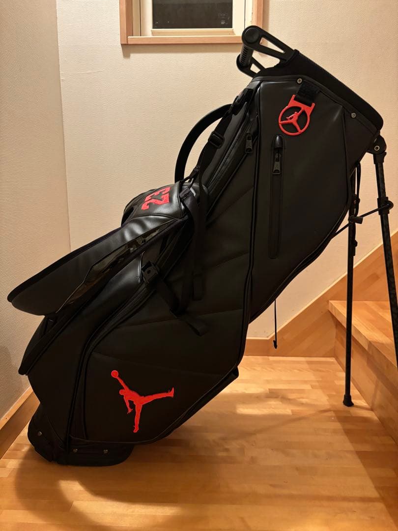 Jordan キャディバッグ ブラック/レッド