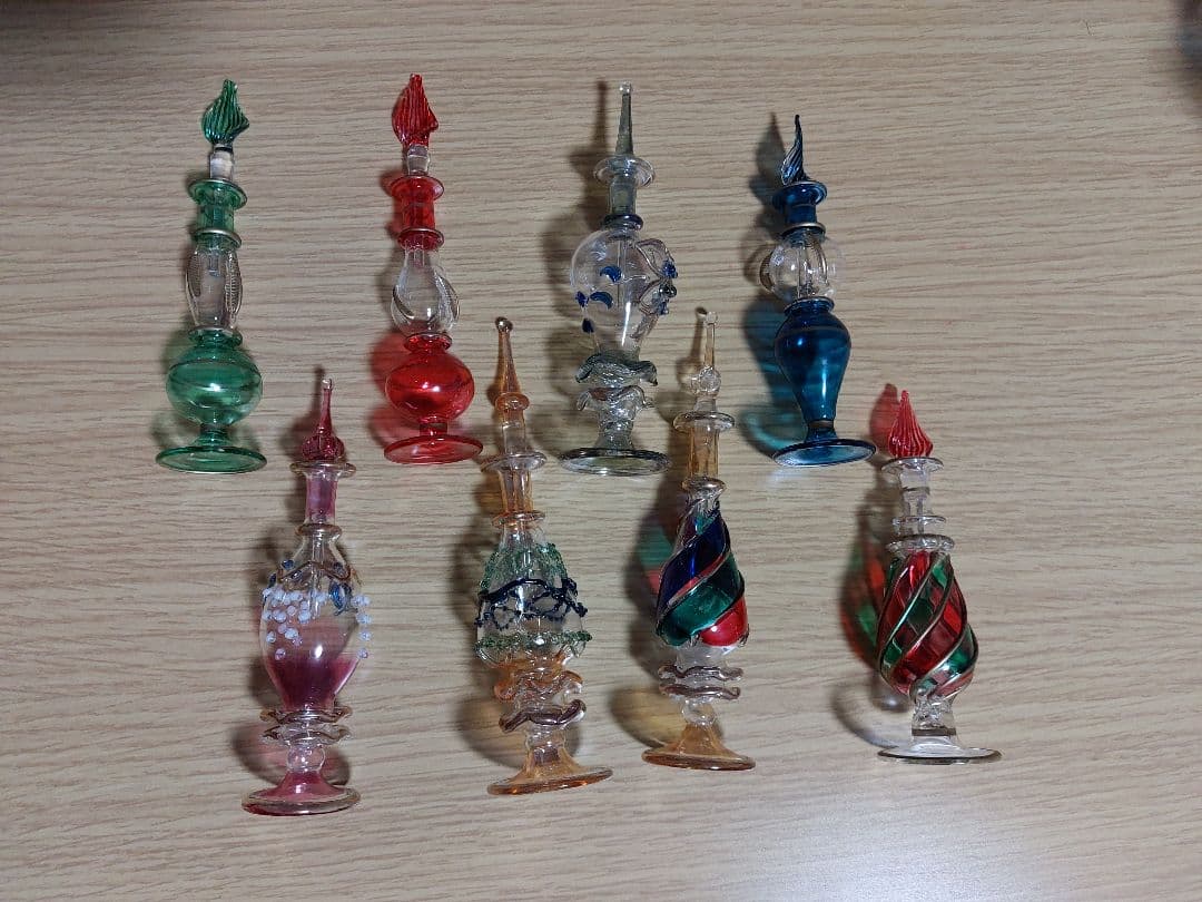 即購入可　エジプト　香水瓶　ガラス瓶　78点　セット　まとめ売り