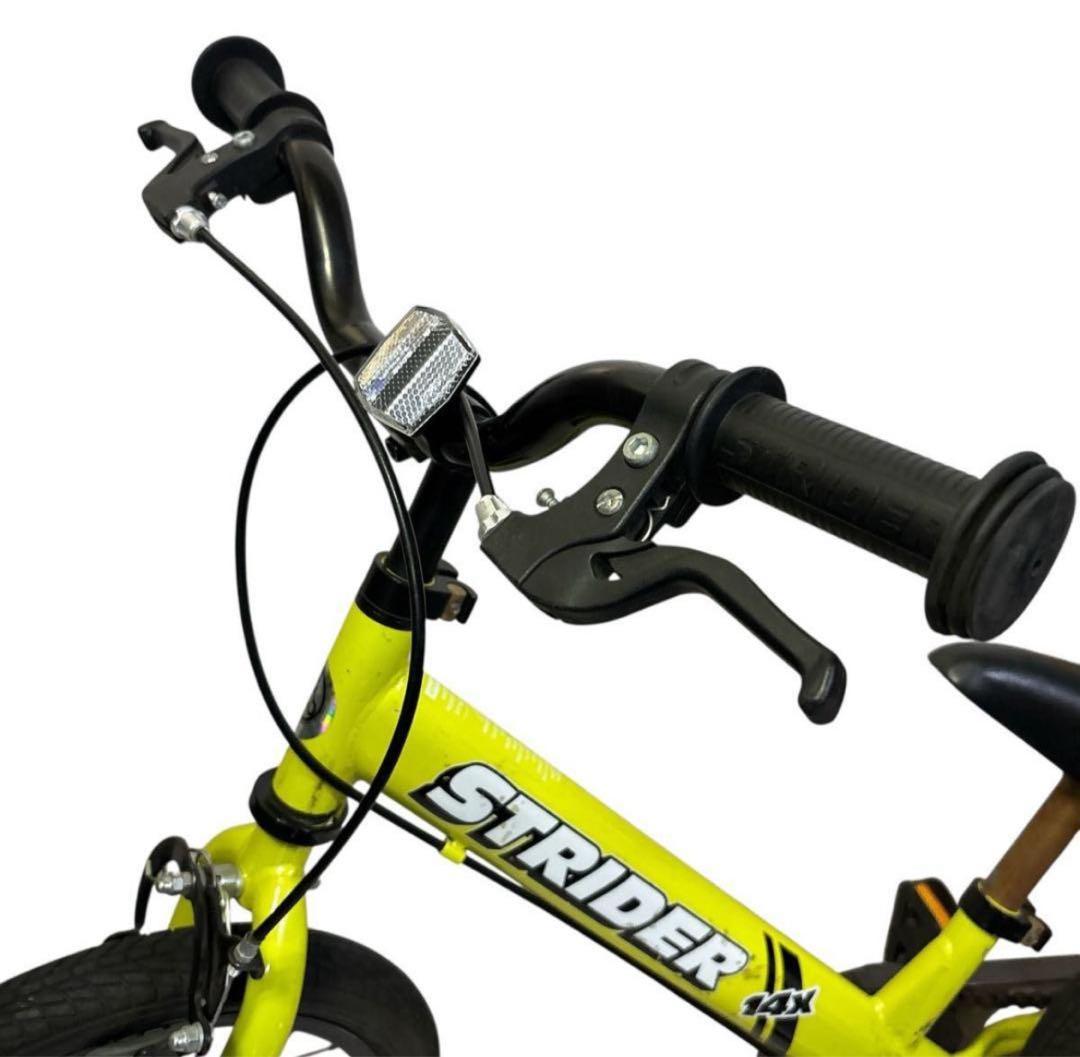 限定色 STRIDER 14x ライムイエロー ペダル付き 新品箱入
