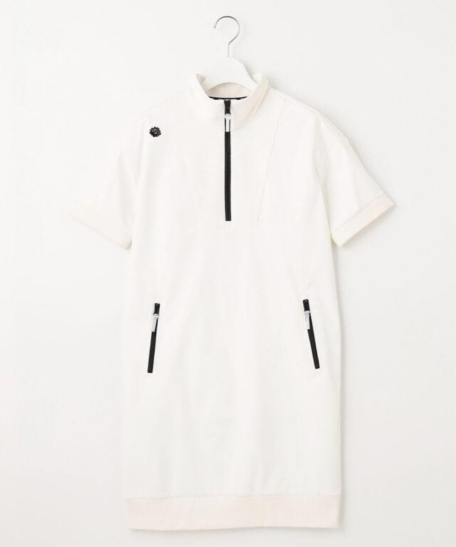 新品23区ゴルフPWCIRCULUS Mサイズ DIMPLE スポーティワンピ