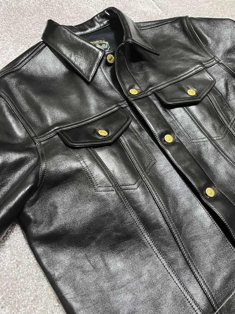 DOUBLE HELIX/ダブルヘリックス/ホースハイドレザー/大きサイズ48