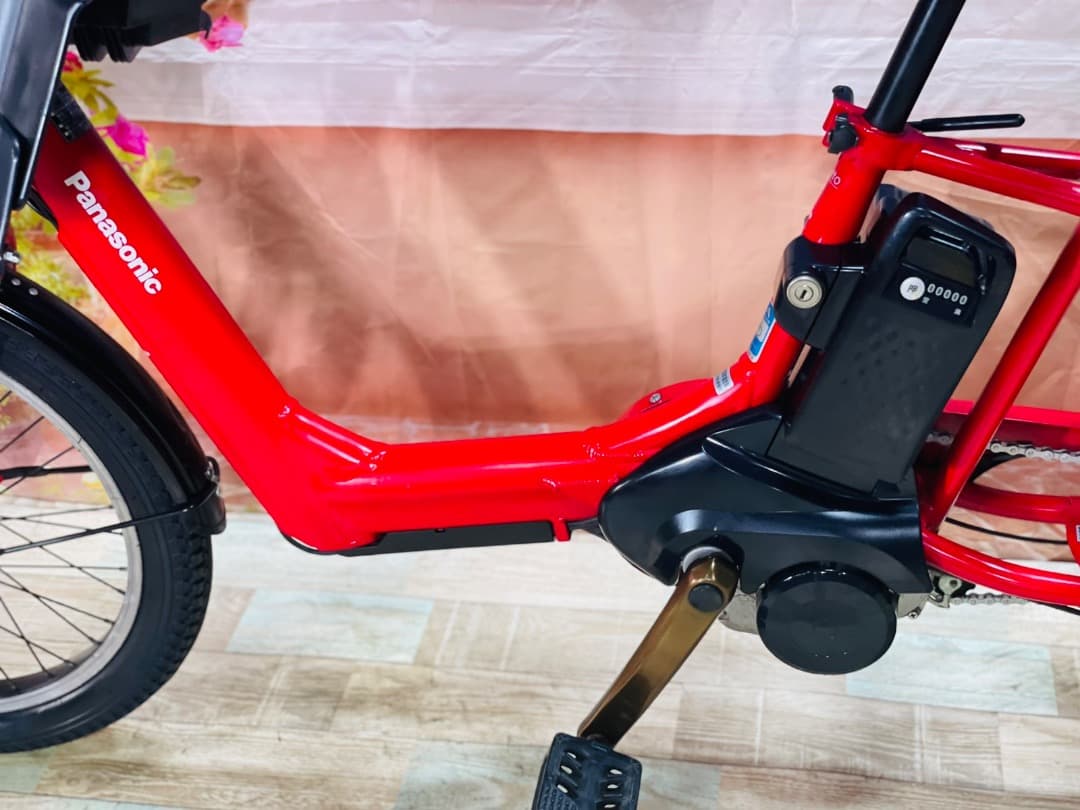 王様ギュットアニーズ⭐️16AHパナソニック子供乗せ電動アシスト自転車Y2358