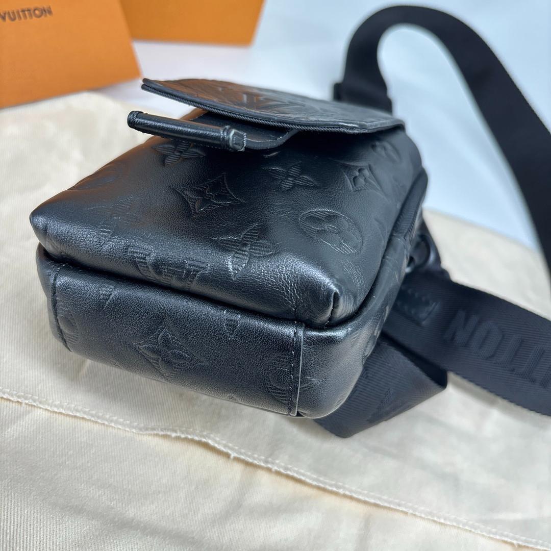 超極美品 ルイヴィトン モノグラム シャドウ ショルダーバッグ フォンポーチ