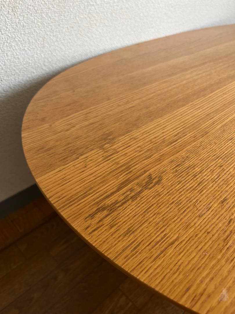 【1/29まで】無印良品 楕円こたつ　タモ材曲木脚 ナチュラル