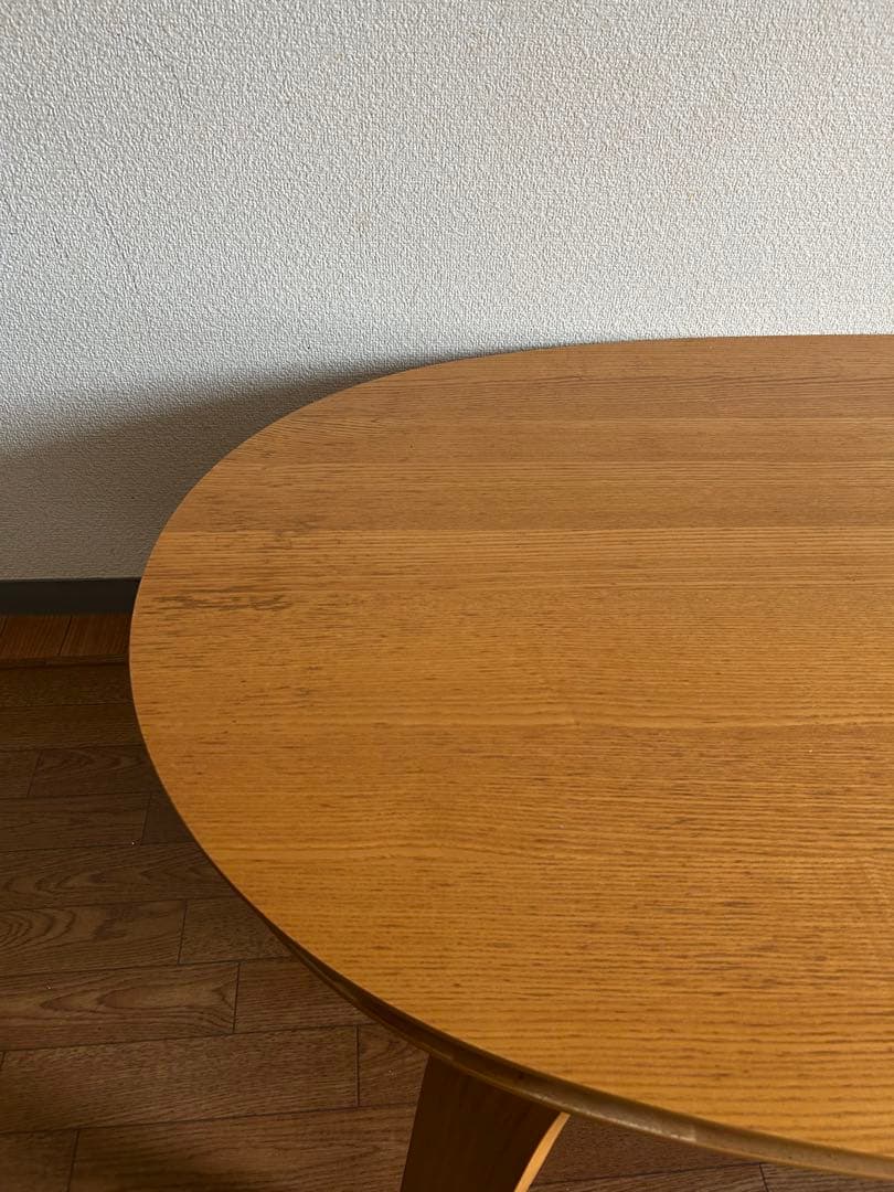 【1/29まで】無印良品 楕円こたつ　タモ材曲木脚 ナチュラル