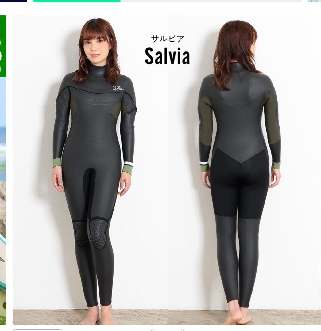 クリスマスセール新品格安カノアスポンサーフルスーツ4×3mmXS黒ブルー