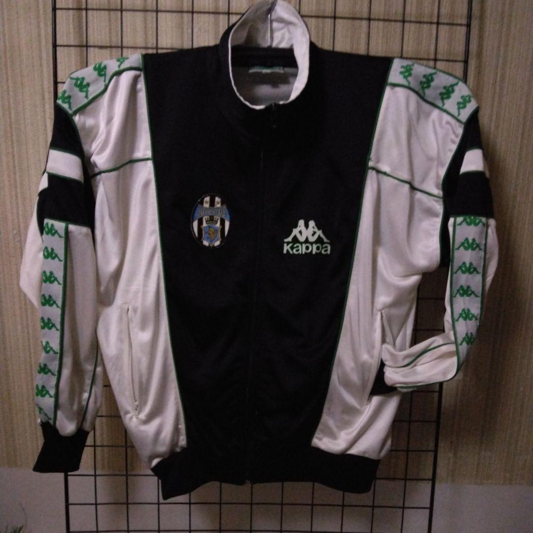 90/91”イタリア製Kappa社のユベ トスジャケットUK/ Mサイズ 黒白