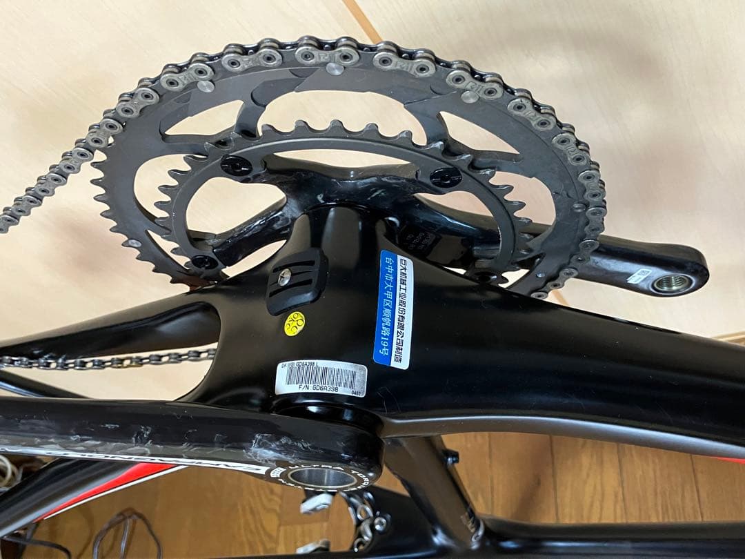 GIANT TCR ADVANCED カンパ アテナ組み　重量 6.8kg