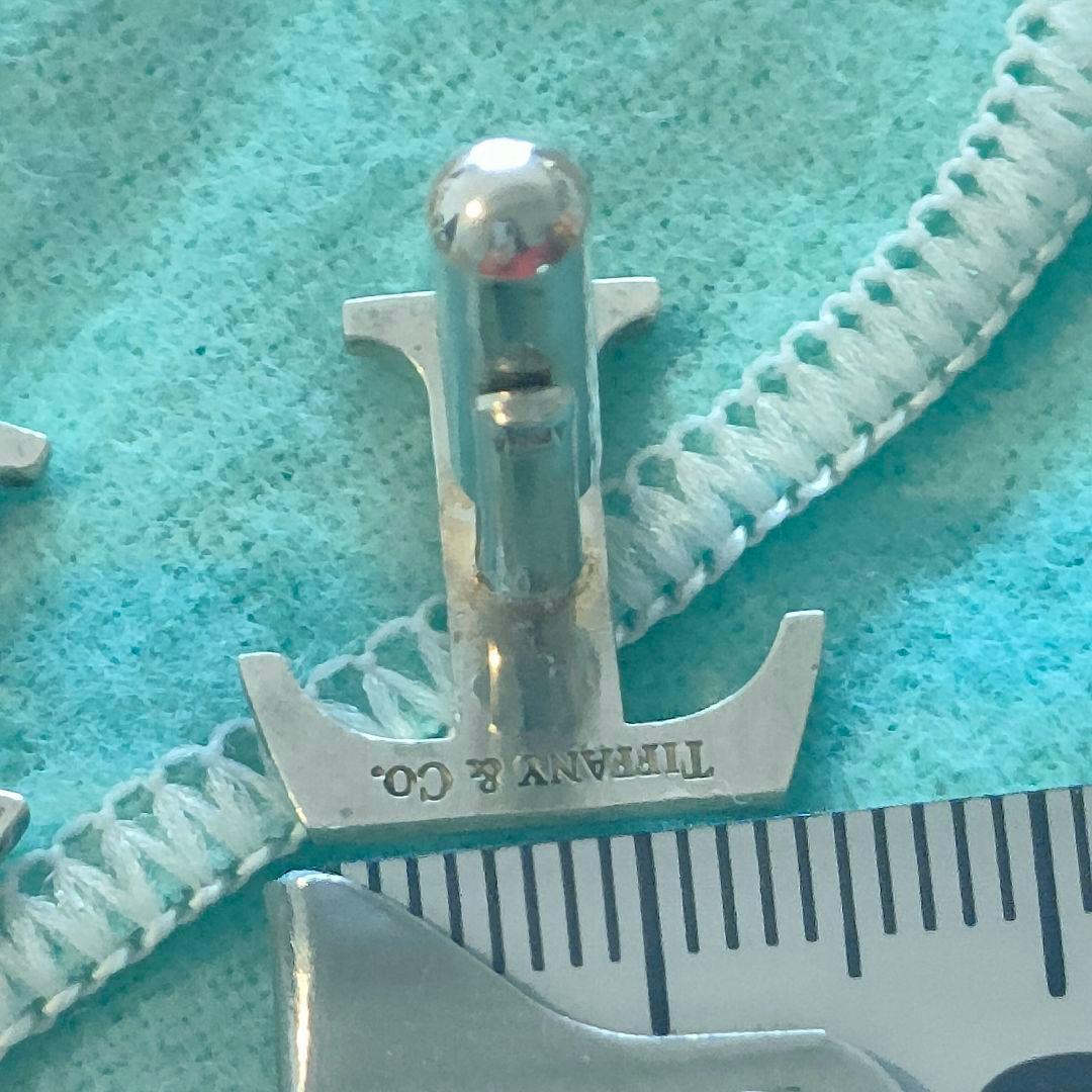 ティファニー T ロゴ シルバー カフス リンクス メンズ スーツ　巾着付き