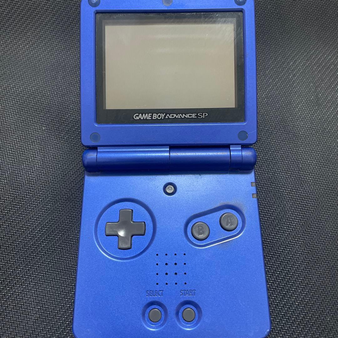 ゲームボーイアドバンスSP ブルー ジャンク おまけ付き - メルカリ