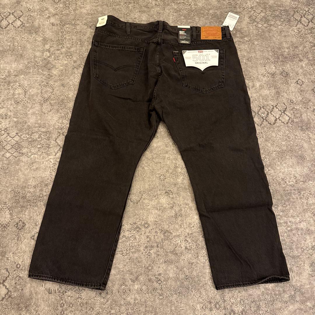 新品未使用Levi's 501 OriginalブラックデニムW44L26ovy